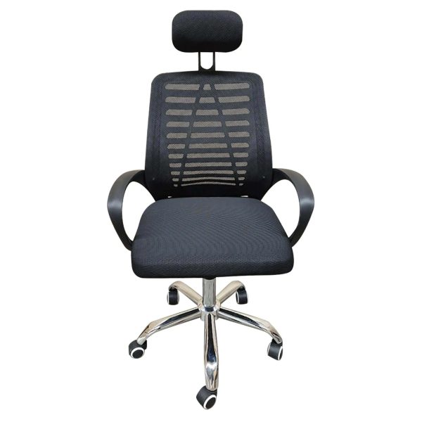 Silla De Escritorio para Interior de Aluminio Color Negro TROL-TROL-SLO-116