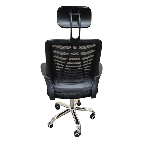Silla De Escritorio para Interior de Aluminio Color Negro TROL-TROL-SLO-116 - Imagen 4