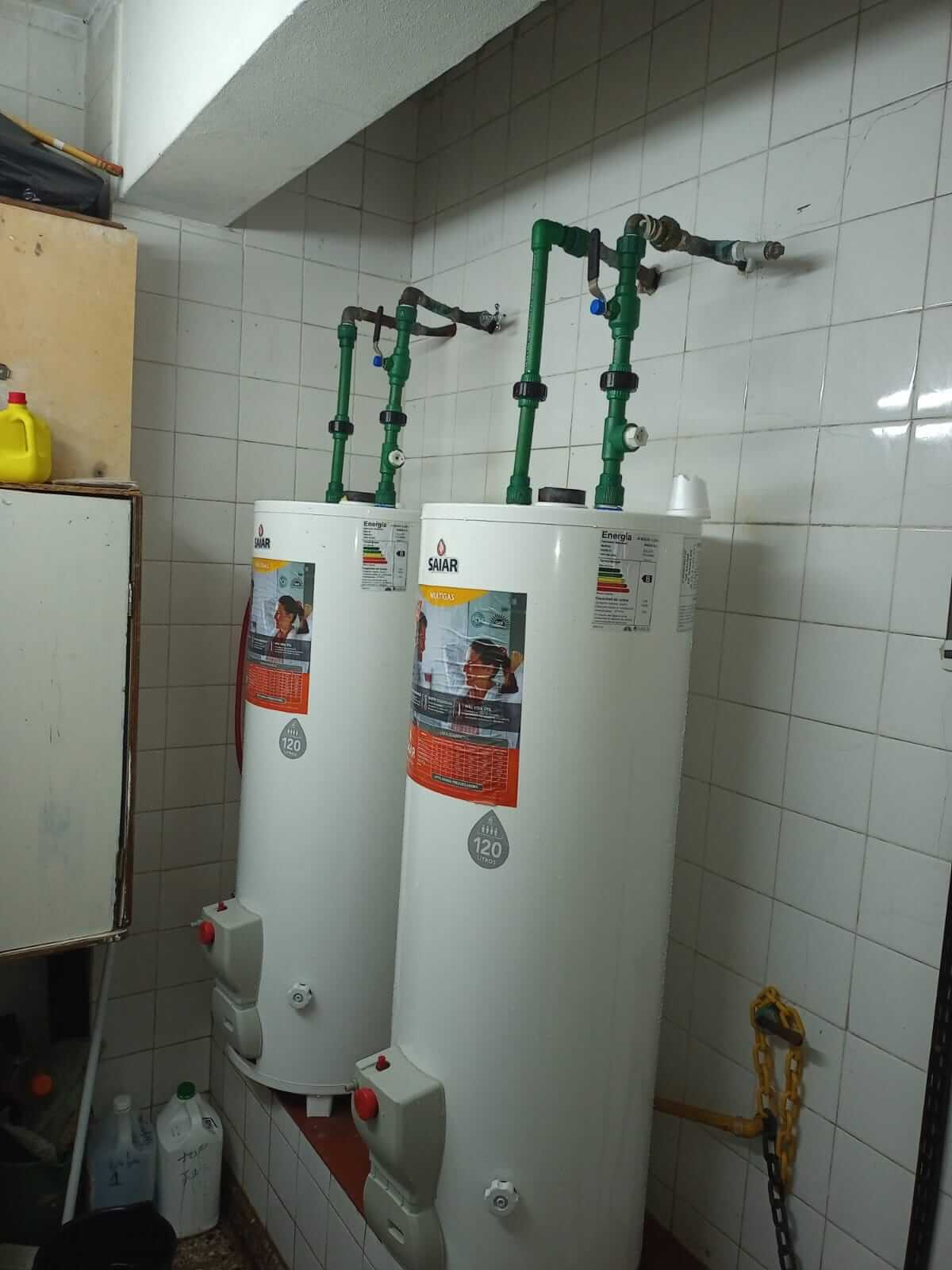 coneccion de termotanque