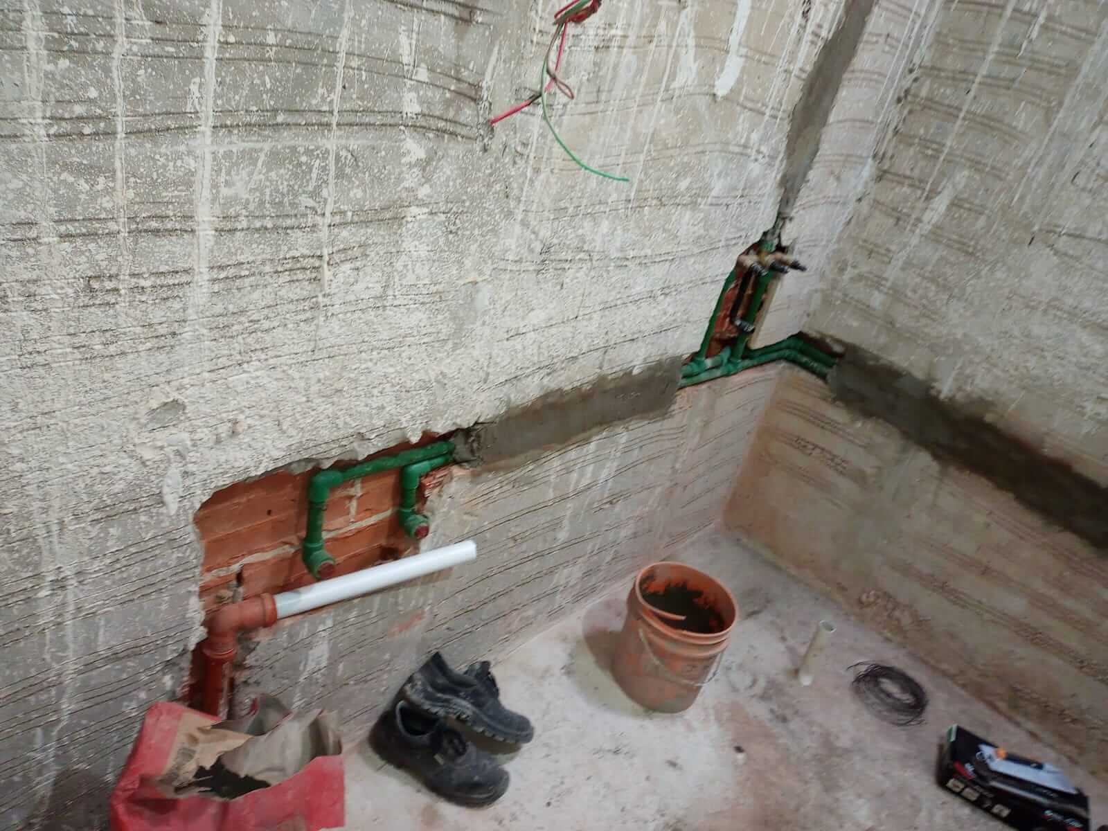 conexión para baño